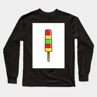 Striped Traffic Light Ice Lolly Long Sleeve T-Shirt